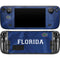University of Florida Blue Jersey Steam Deck Handheld Gaming Computer Skin