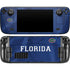 University of Florida Blue Jersey Steam Deck Handheld Gaming Computer Skin