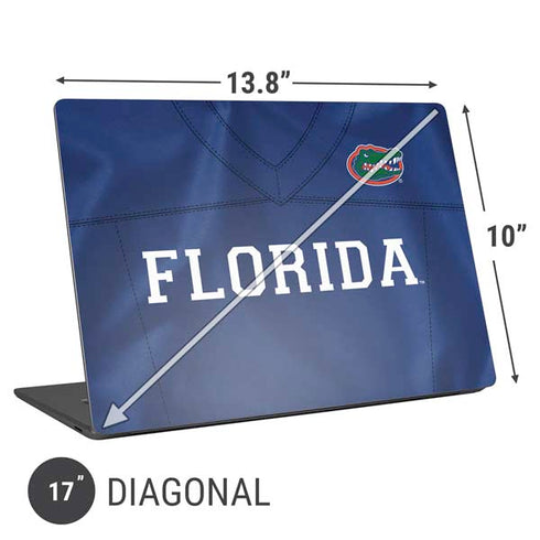 University of Florida Blue Jersey Universal Laptop 17in (13.8 x 10in) Skin