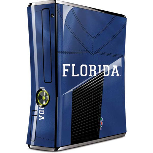 University of Florida Blue Jersey Xbox 360 Slim (2010) Skin