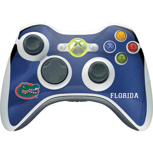 University of Florida Blue Jersey Xbox 360 Wireless Controller Skin