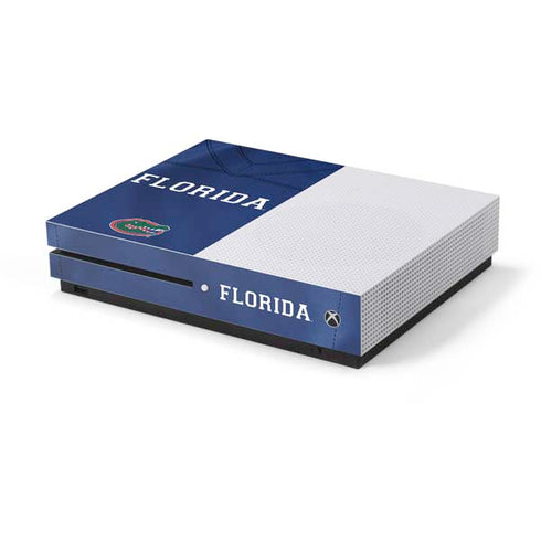 University of Florida Blue Jersey Xbox One S Console Skin