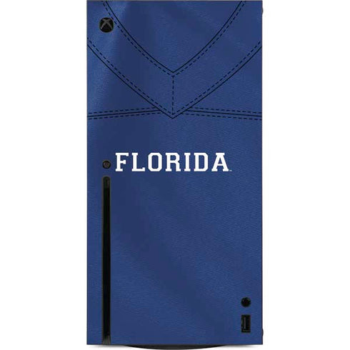 University of Florida Blue Jersey Xbox Series X Console Skin