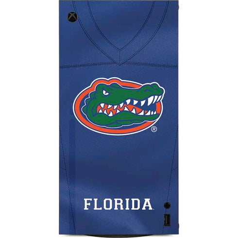 University of Florida Blue Jersey XBox Series X Digital Edition Console Skin