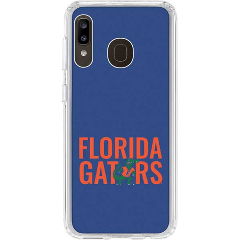 University of Florida Gators Galaxy A20 Clear Case