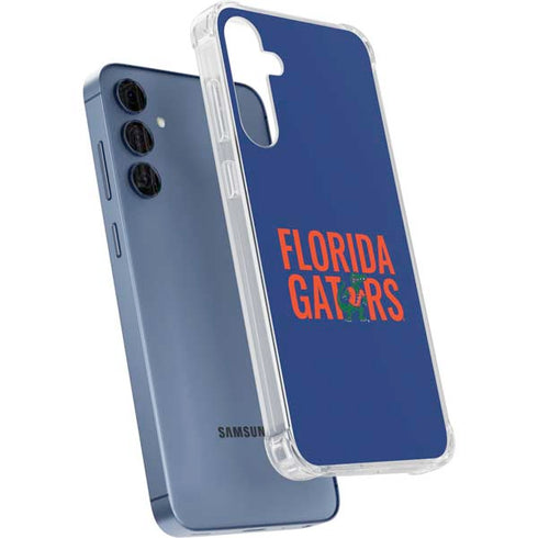 University of Florida Gators Galaxy A55 5G Clear Case
