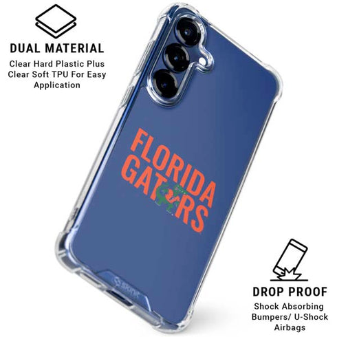 University of Florida Gators Galaxy S25 Clear Case