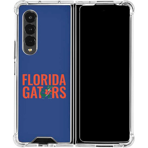 University of Florida Gators Galaxy Z Fold4 5G Clear Case