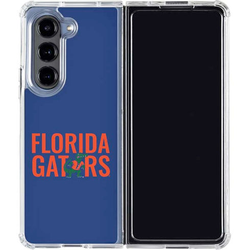 University of Florida Gators Galaxy Z Fold5 5G Clear Case