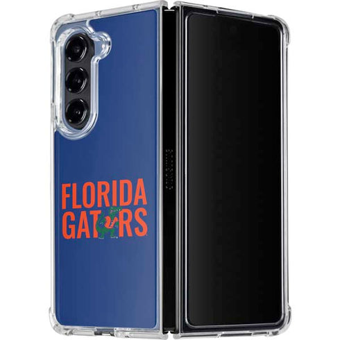 University of Florida Gators Galaxy Z Fold5 5G Clear Case
