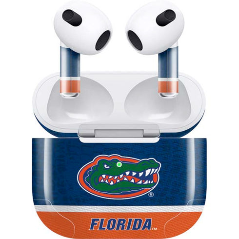 University of Florida Gators Logo Apple AirPods (3rd Gen 2021) Skin