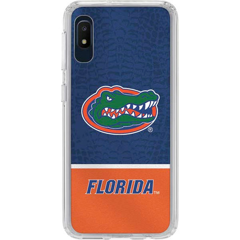 University of Florida Gators Logo Galaxy A10e Clear Case