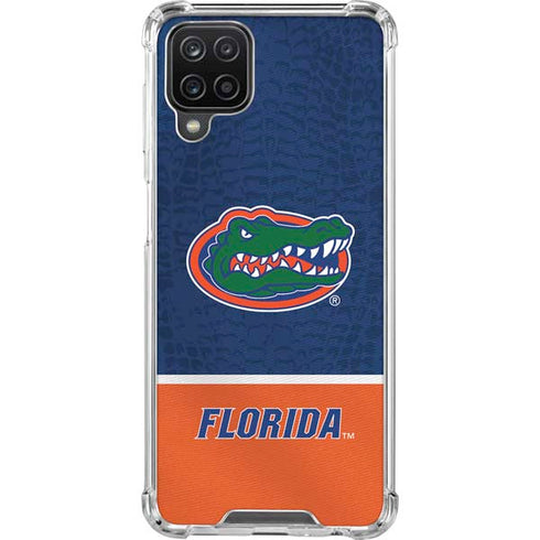 University of Florida Gators Logo Galaxy A12 Clear Case