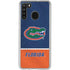 University of Florida Gators Logo Galaxy A21 Clear Case