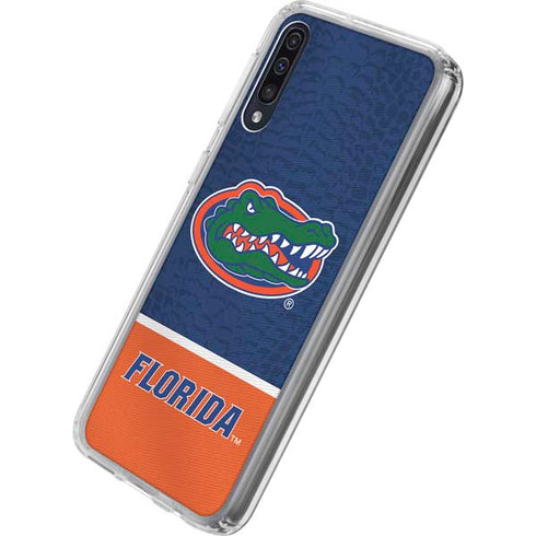University of Florida Gators Logo Galaxy A50 Clear Case