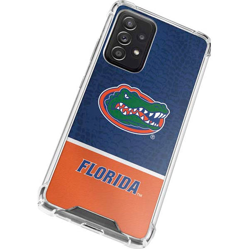 University of Florida Gators Logo Galaxy A72 5G Clear Case