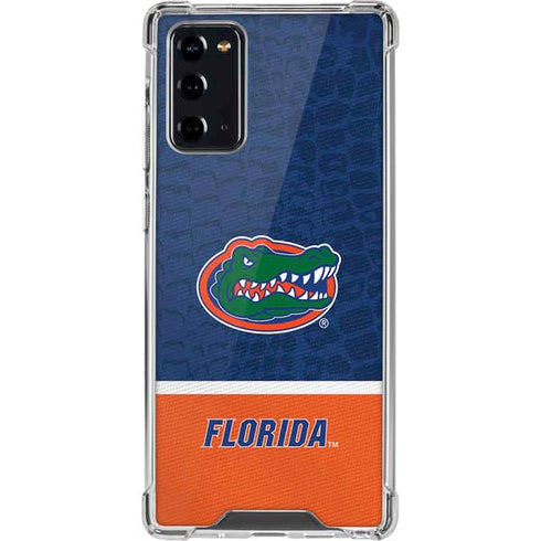 University of Florida Gators Logo Galaxy Note20 5G Clear Case