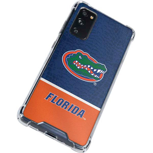 University of Florida Gators Logo Galaxy S20 FE Clear Case