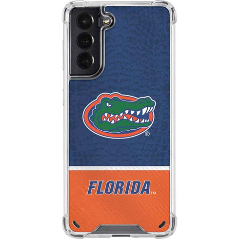 University of Florida Gators Logo Galaxy S21 5G Clear Case
