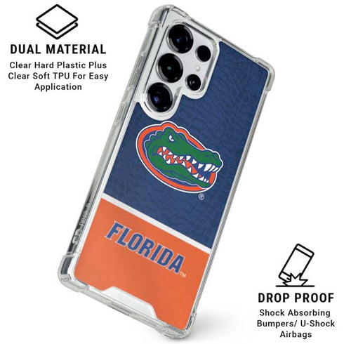University of Florida Gators Logo Galaxy S25 Ultra Clear Case