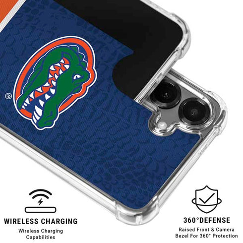 University of Florida Gators Logo Galaxy S26 Clear Case