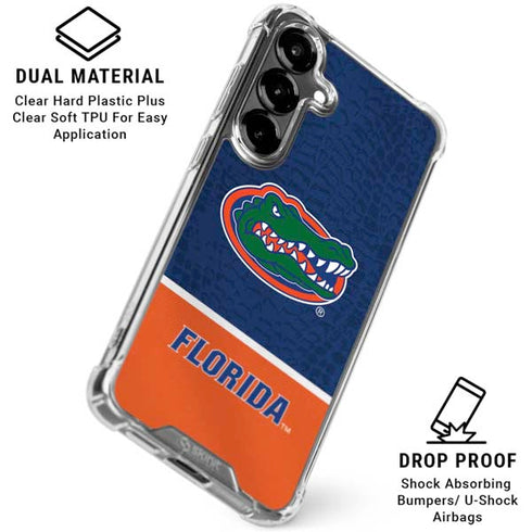 University of Florida Gators Logo Galaxy S26 Plus Clear Case