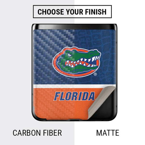 University of Florida Gators Logo Galaxy Z Flip Skin