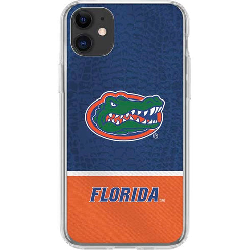 University of Florida Gators Logo iPhone 11 Clear Case