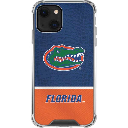 University of Florida Gators Logo iPhone 13 Mini Clear Case