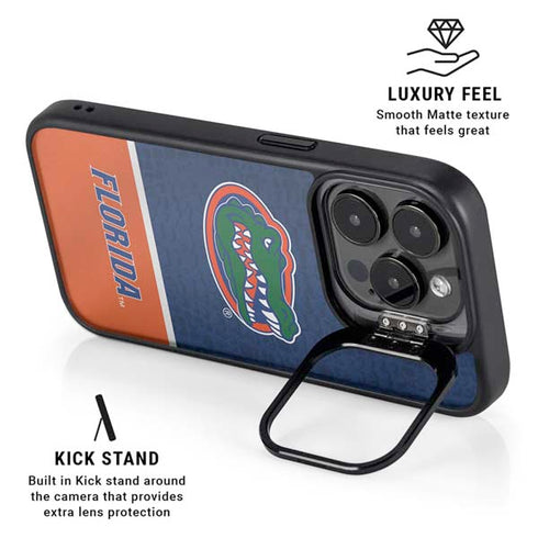 University of Florida Gators Logo iPhone 13 Pro Max Kickstand Case