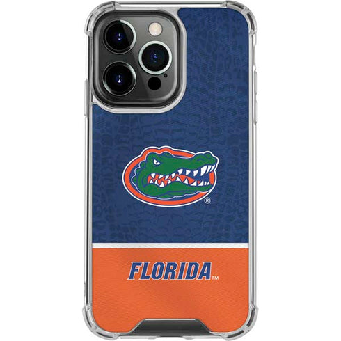 University of Florida Gators Logo iPhone 14 Pro Clear Case
