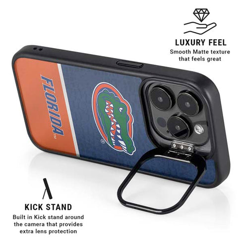 University of Florida Gators Logo iPhone 14 Pro Kickstand Case