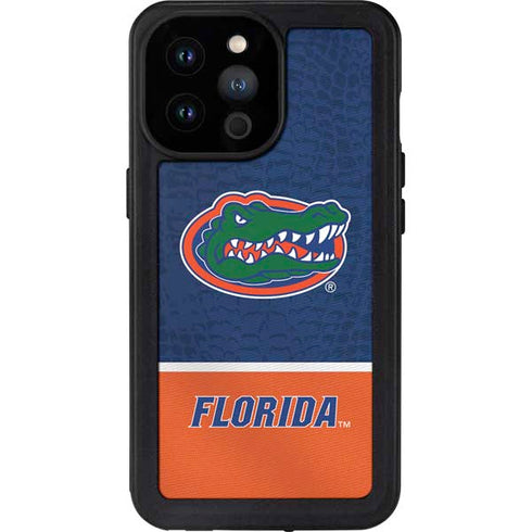 University of Florida Gators Logo iPhone 14 Pro Max Waterproof Case