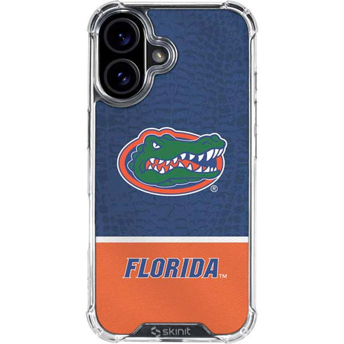University of Florida Gators Logo iPhone 16 Clear Case