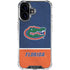 University of Florida Gators Logo iPhone 16 Plus Clear Case
