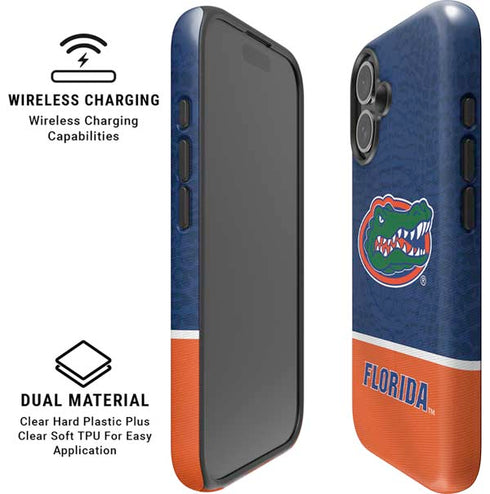 University of Florida Gators Logo iPhone 16 Plus Magsafe Impact Case