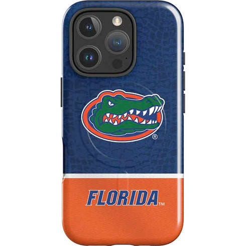 University of Florida Gators Logo iPhone 16 Pro Magsafe Impact Case