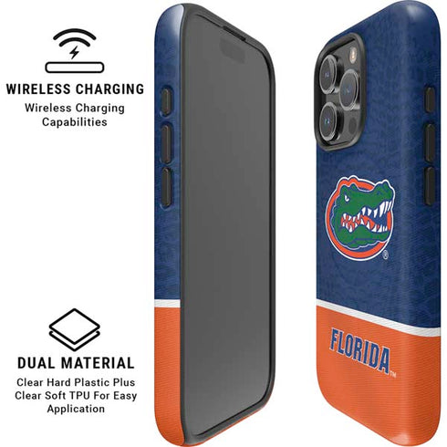 University of Florida Gators Logo iPhone 16 Pro Magsafe Impact Case