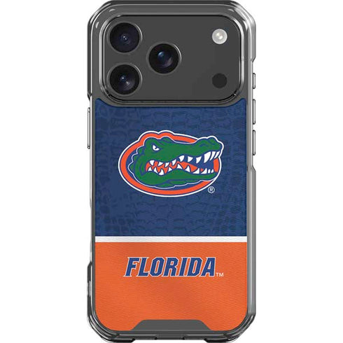 University of Florida Gators Logo iPhone 18 Pro Clear Case