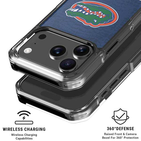 University of Florida Gators Logo iPhone 18 Pro Clear Case