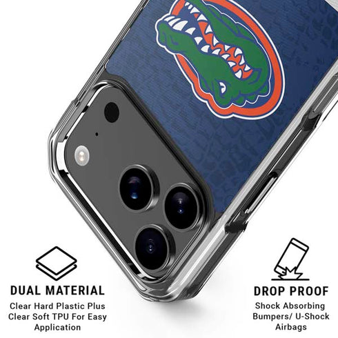 University of Florida Gators Logo iPhone 18 Pro Clear Case