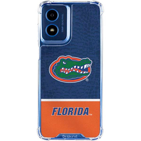 University of Florida Gators Logo Moto G 5G (2024) Clear Case