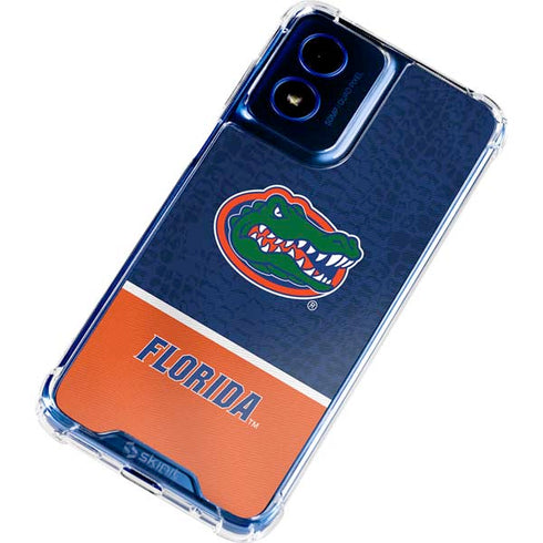 University of Florida Gators Logo Moto G 5G (2024) Clear Case