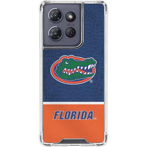 University of Florida Gators Logo Moto G Power 5G (2025) Clear Case