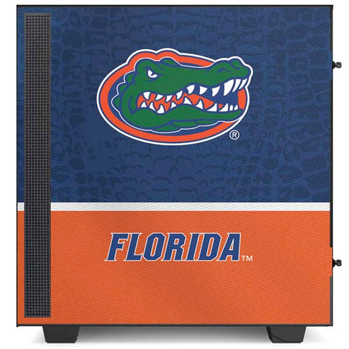 University of Florida Gators Logo NZXT H510 Compact ATX Mid-Tower Case Skin