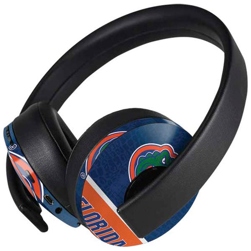 University of Florida Gators Logo PlayStation 4 Gold Wireless Headset Skin