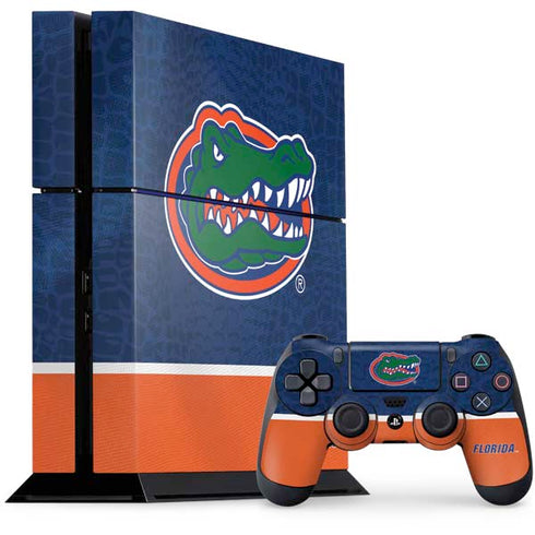 University of Florida Gators Logo PS4 Console and Controller Bundle Skin