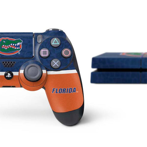 University of Florida Gators Logo PS4 Console and Controller Bundle Skin