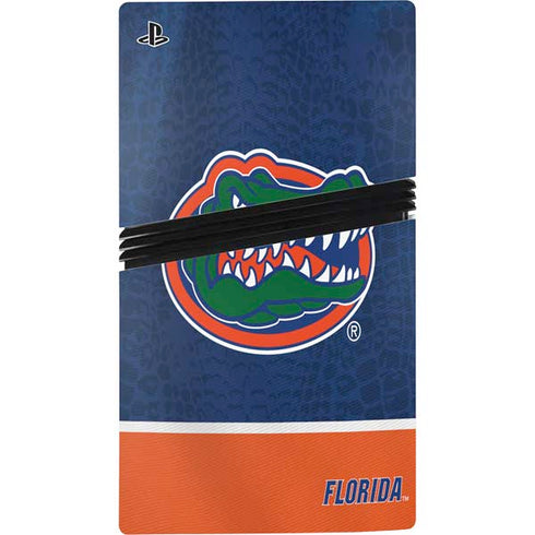 University of Florida Gators Logo PS5 Pro Disk Bundle Skin