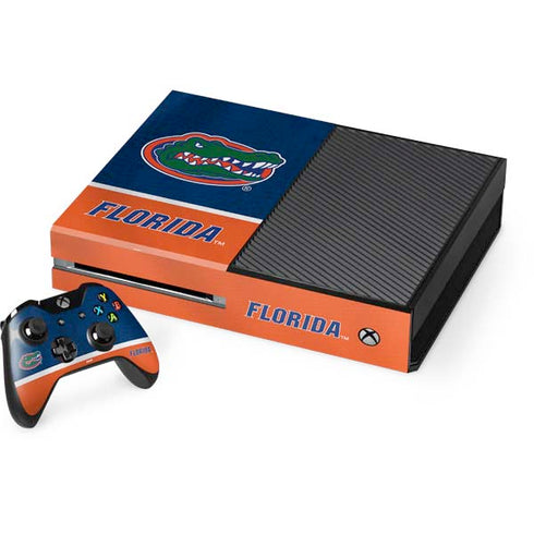 University of Florida Gators Logo Xbox One Console and Controller Bundle Skin